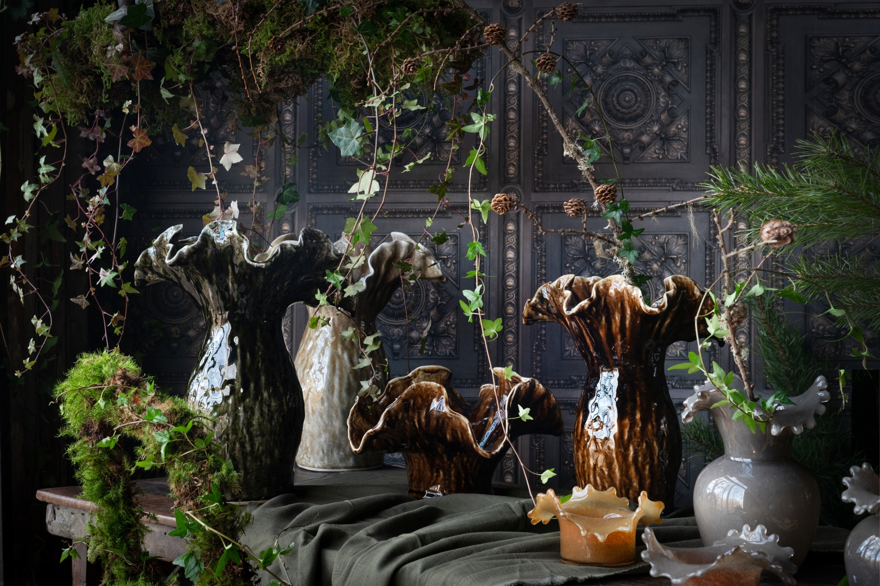 Wild Collection   Woodland Ruffle Vase Medium