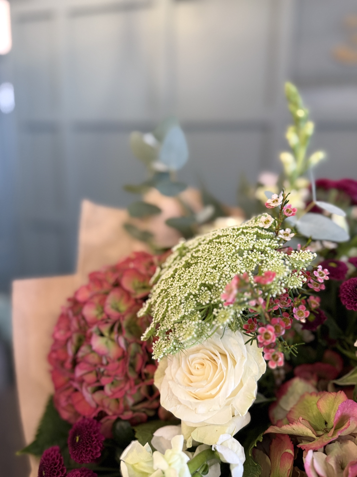 Cranberry Rose Bouquet
