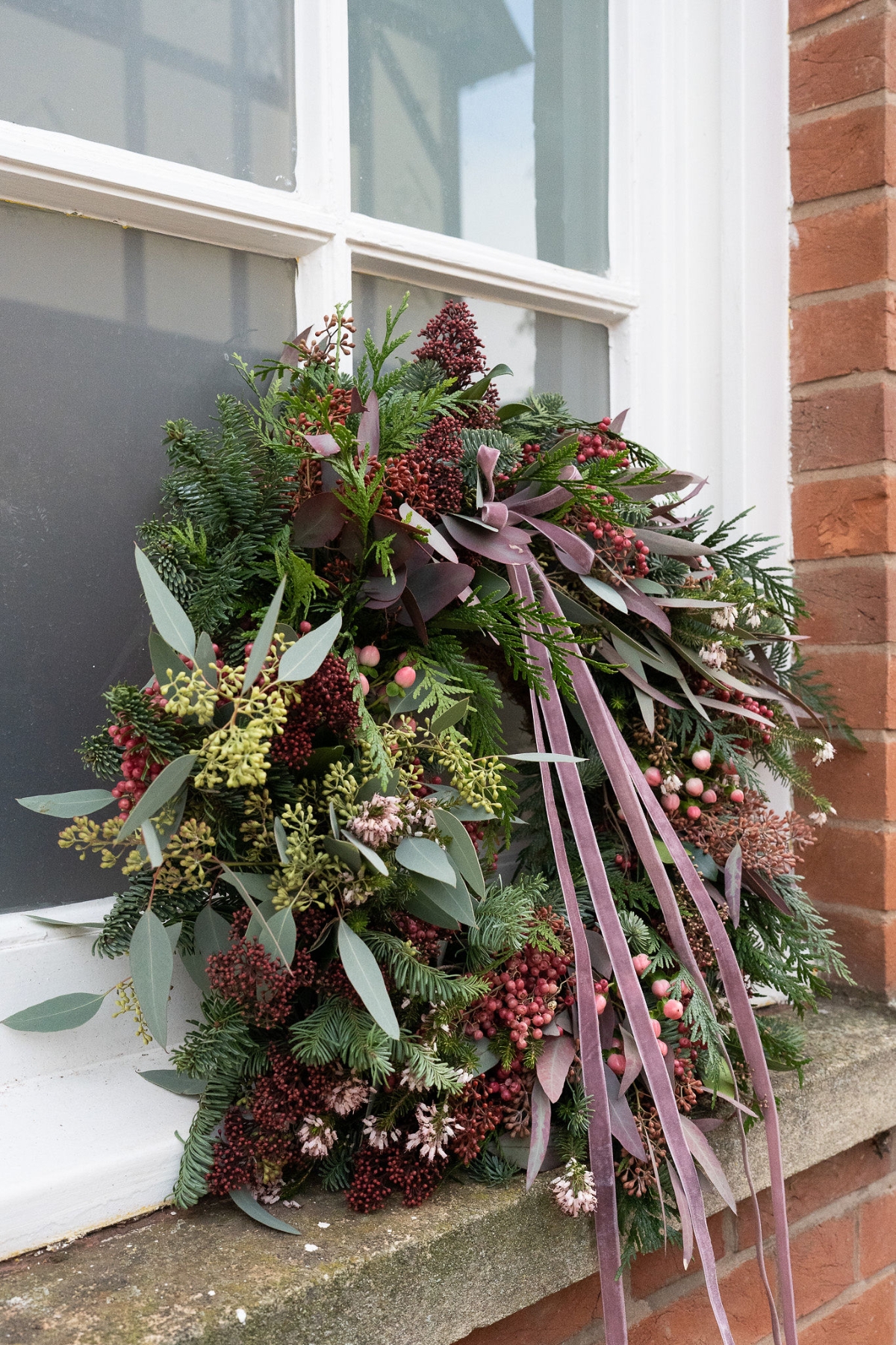 Pink Pepper Berry Wreath