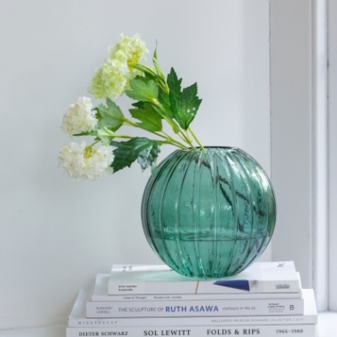 Bora Glass Vase Dark Green