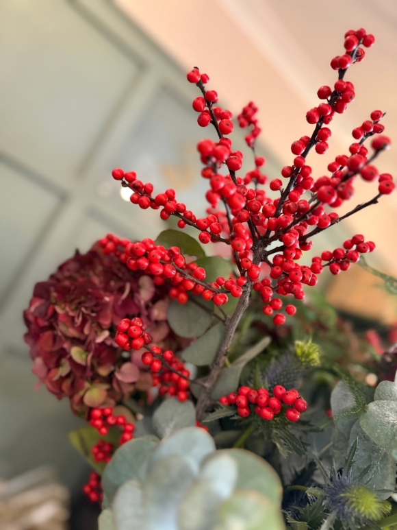 Christmas Flowers Hand Tied Bouquet