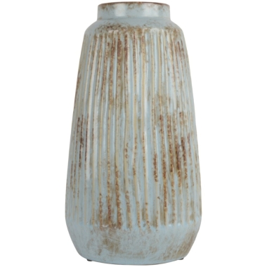 Tall Ribbed Vase Sky